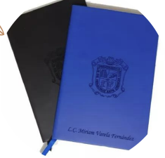 Cuaderno con grabado laser
