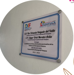 Placa en pvc